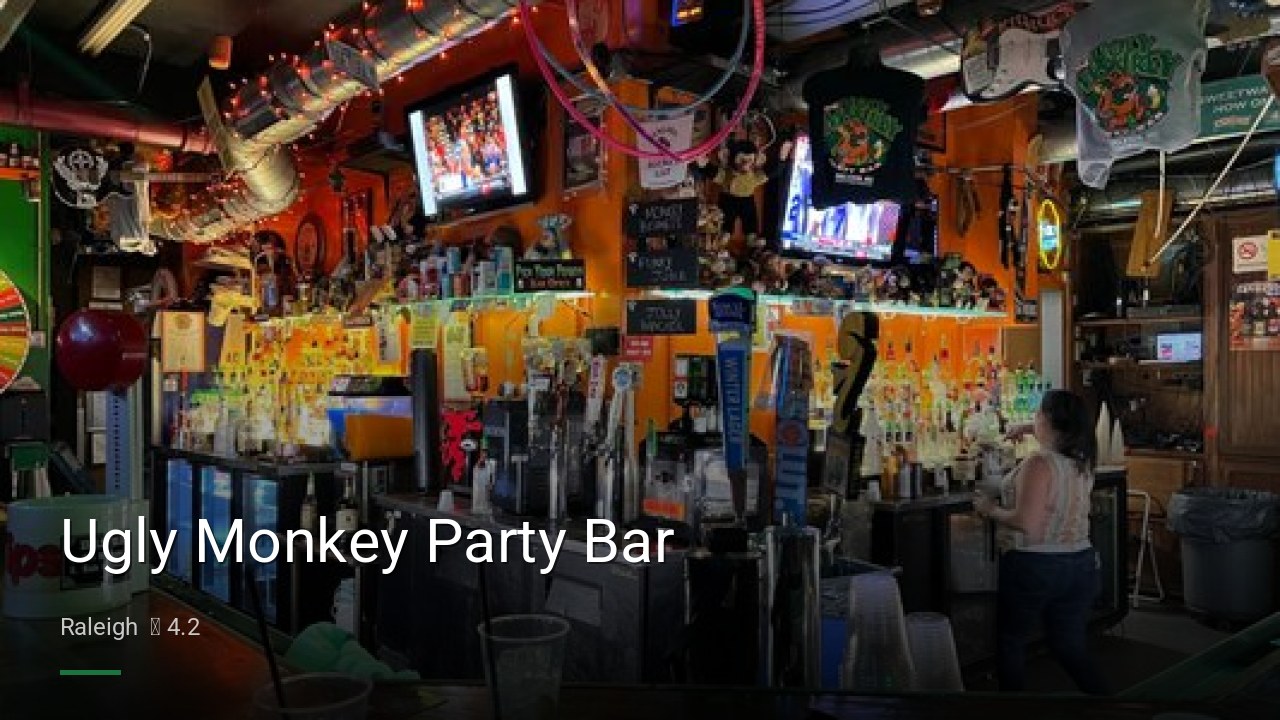 Ugly Monkey Party Bar - Sports Bars in Raleigh