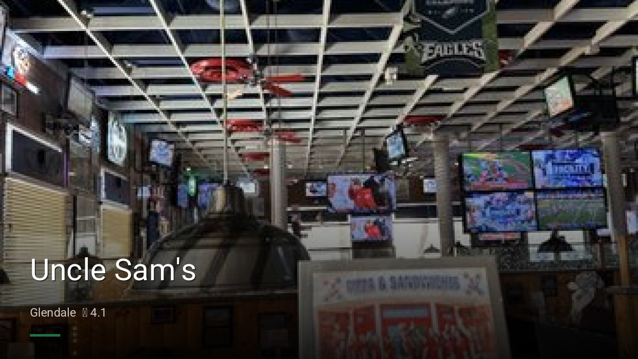 Uncle Sam's - Sports Bars in Glendale