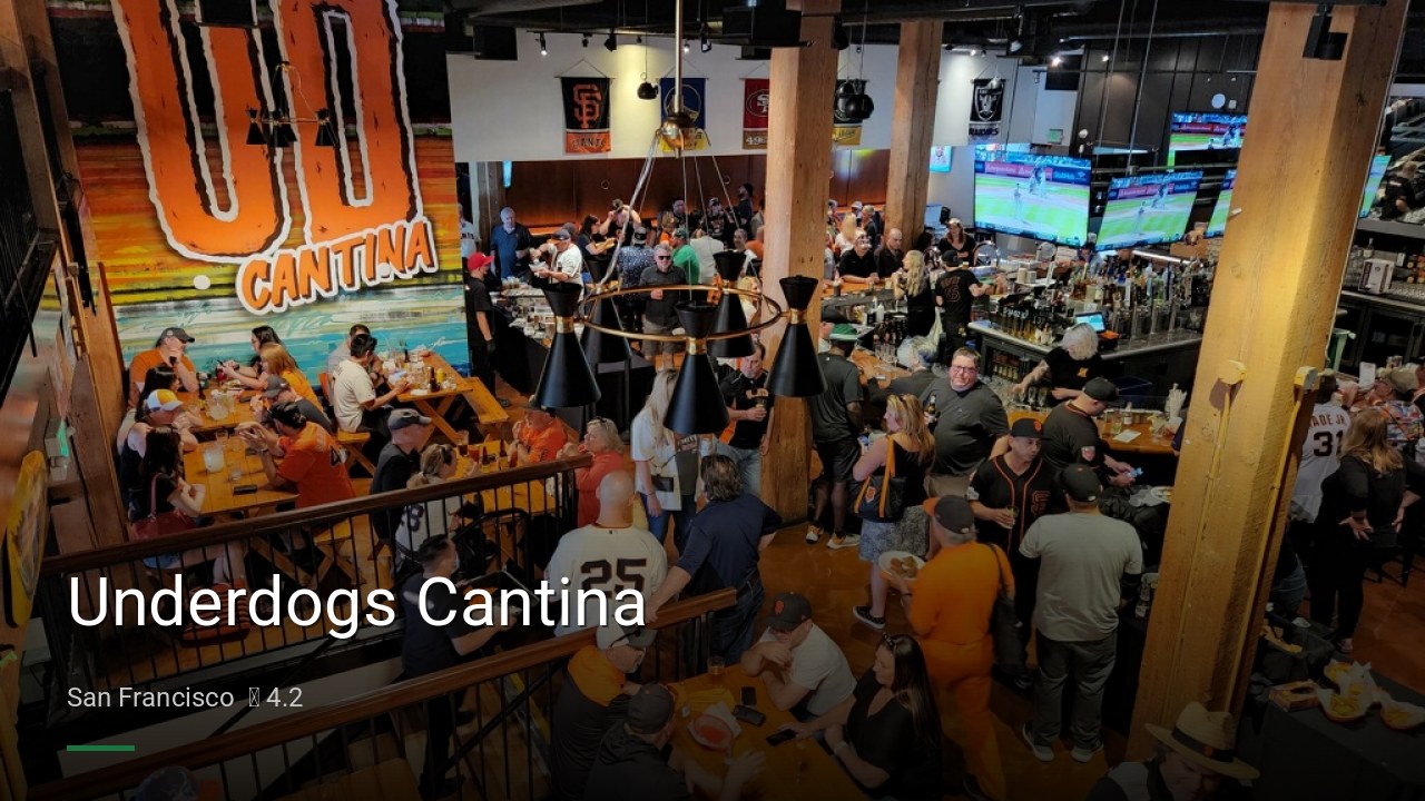 Underdogs Cantina - Sports Bars in San Francisco