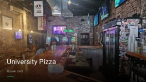 University Pizza — Sports bars in Norfolk