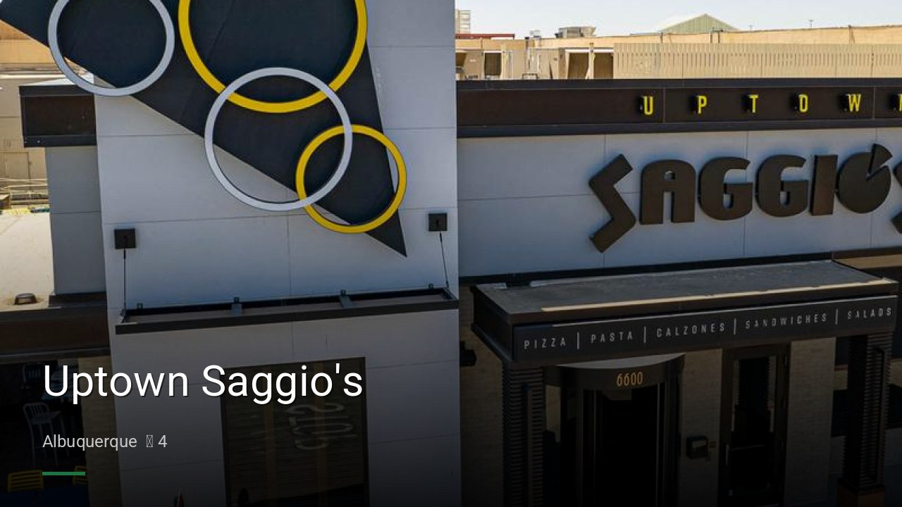 Uptown Saggio's - Sports Bars in Albuquerque