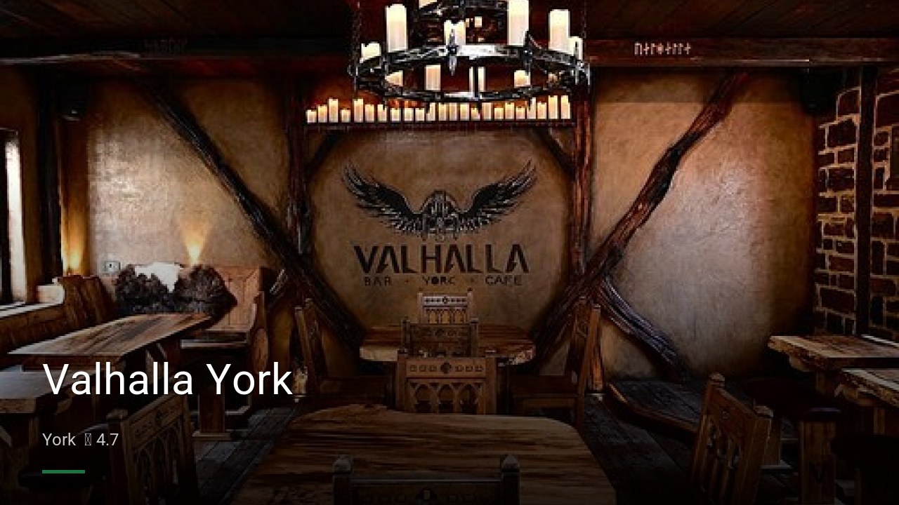 Valhalla York - Sports Bars in York