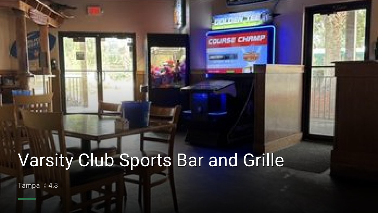 Varsity Club Sports Bar and Grille - Sports Bars in Tampa