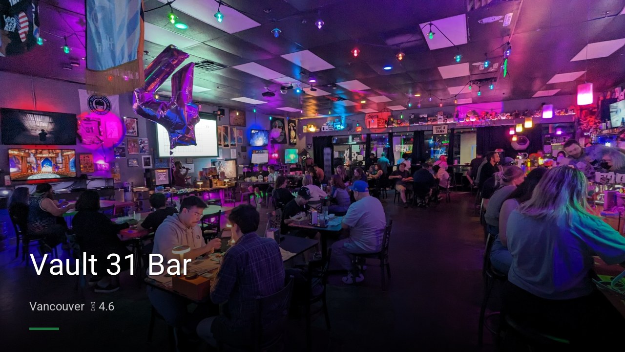 Vault 31 Bar - Sports Bars in Vancouver