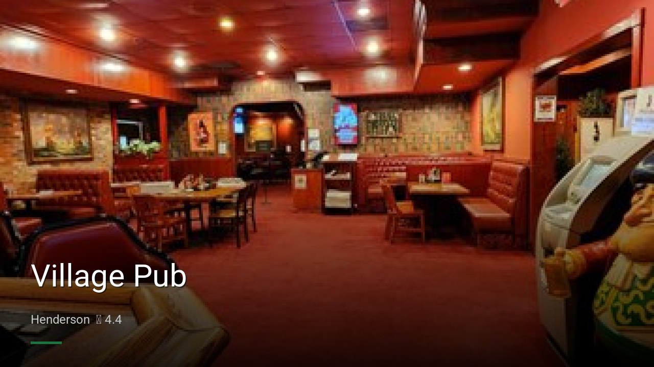 Village Pub - Sports Bars in Henderson