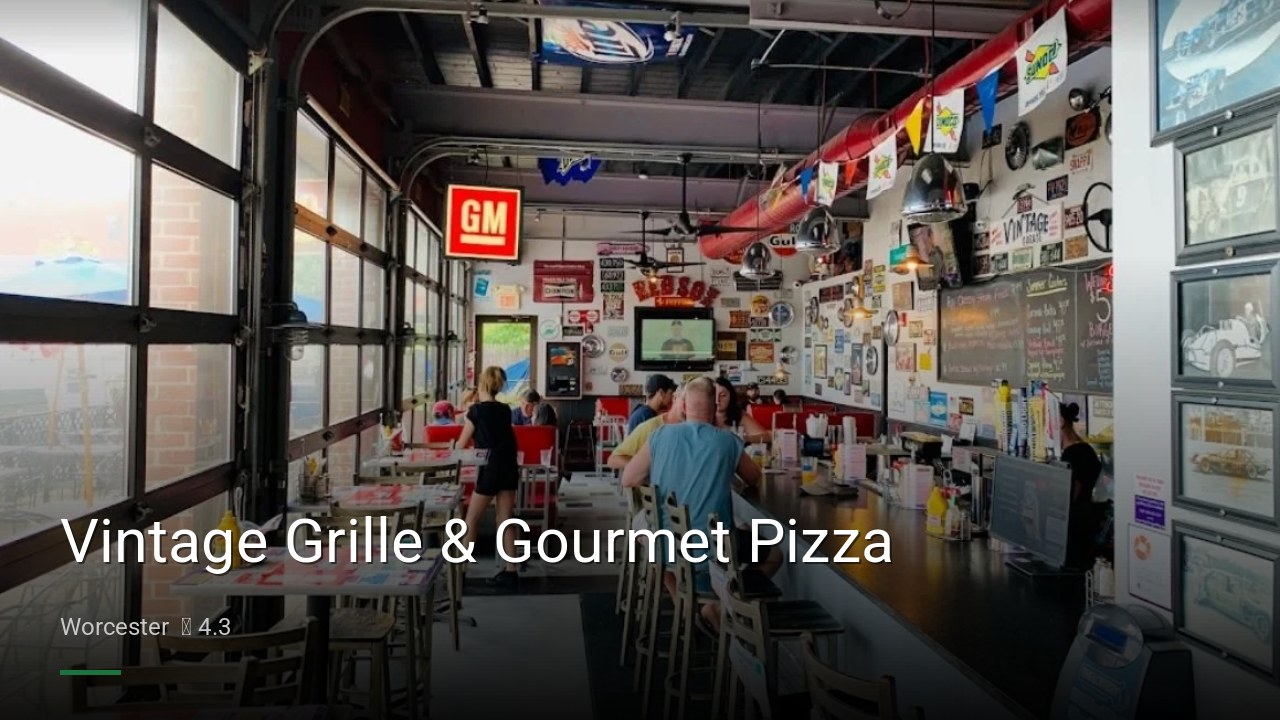 Vintage Grille & Gourmet Pizza - Sports Bars in Worcester