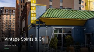 Vintage Spirits & Grill — Sports bars in Madison