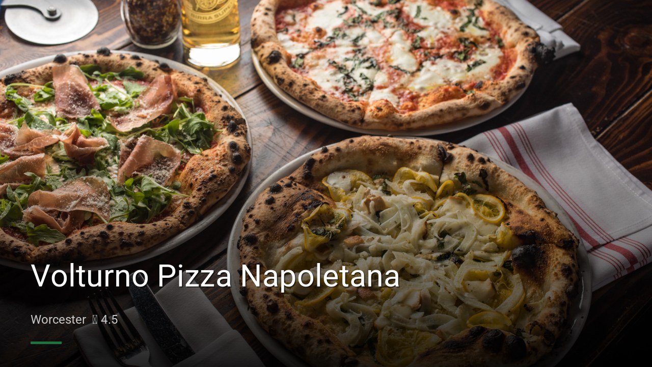 Volturno Pizza Napoletana - Sports Bars in Worcester