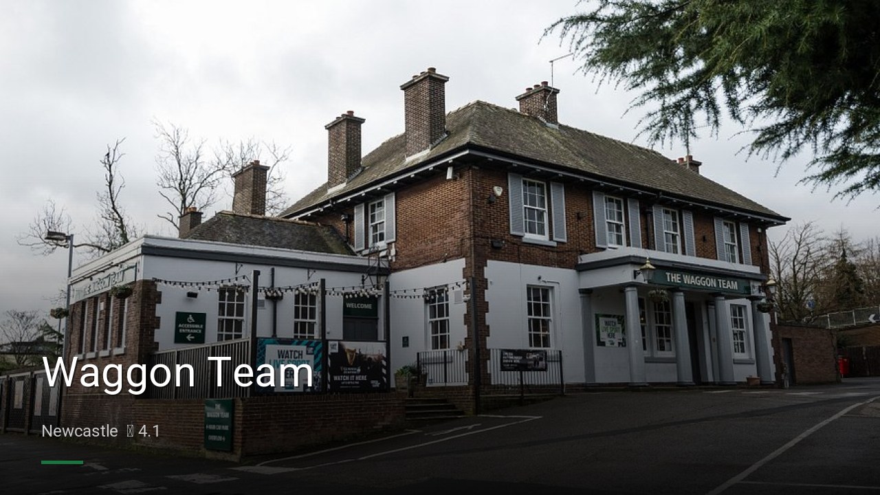 Waggon Team - Sports Bars in Newcastle