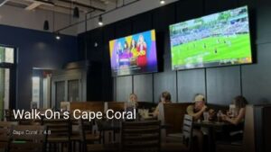 Walk-On’s Cape Coral — Sports bars in Cape Coral