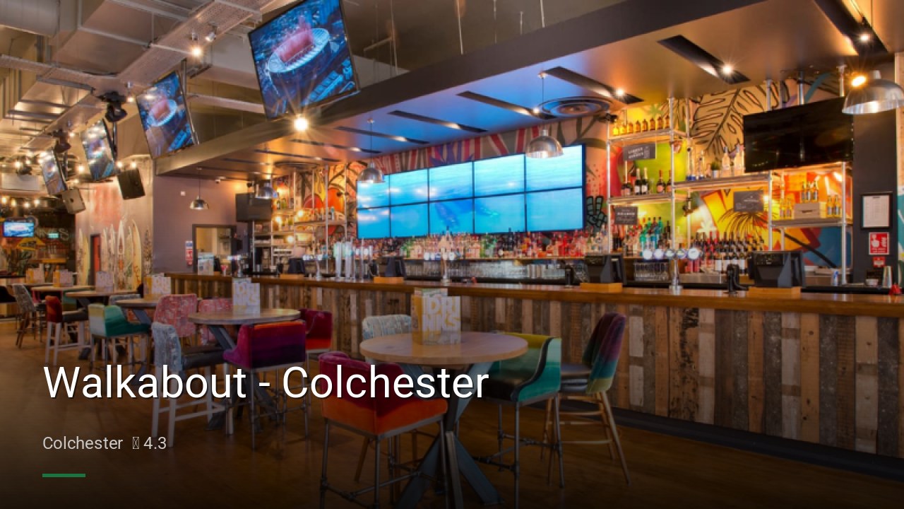 Walkabout - Colchester - Sports Bars in Colchester