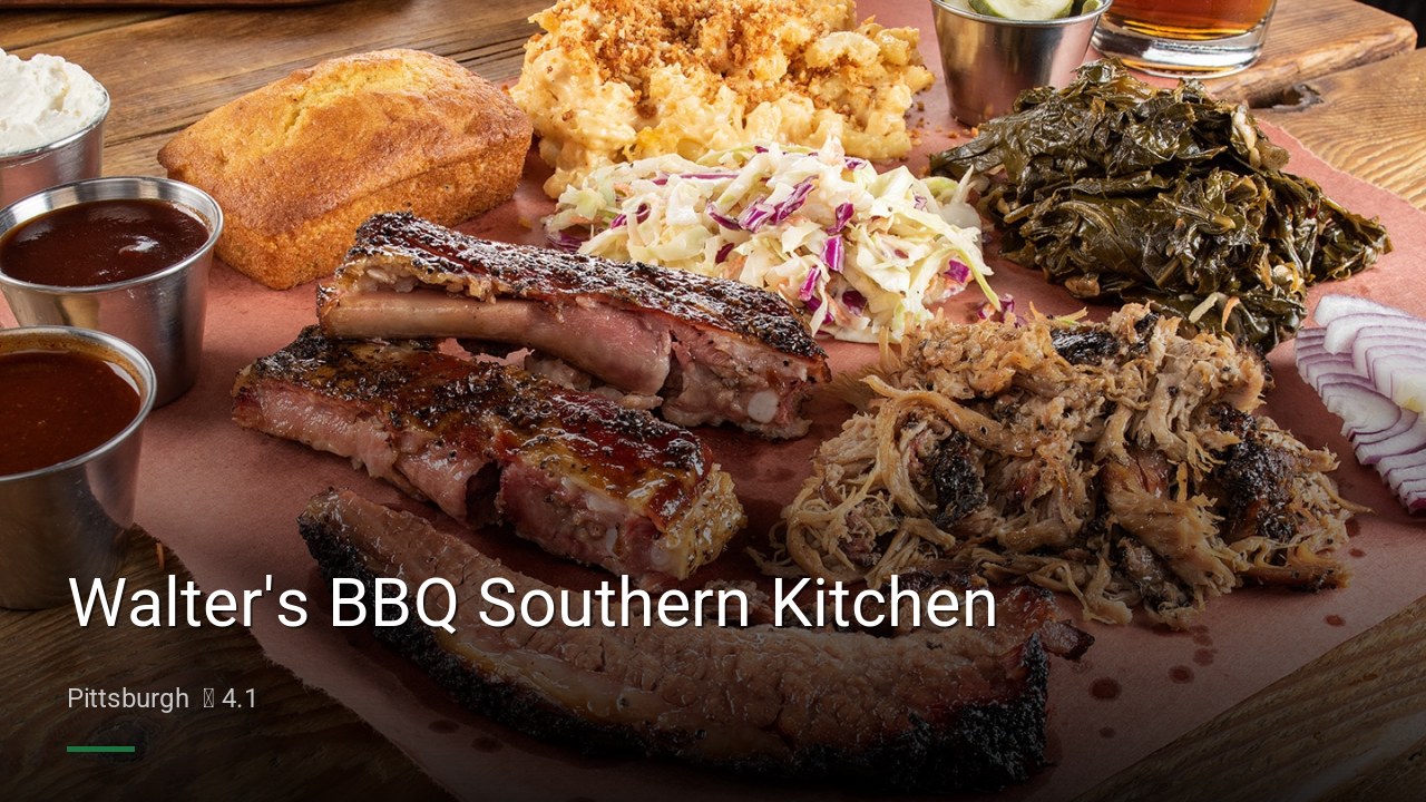 Walter's BBQ Southern Kitchen - Sports Bars in Pittsburgh