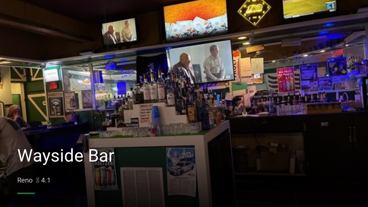 Wayside Bar - Sports Bars in Reno