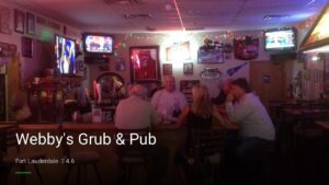 Webby’s Grub & Pub — Sports bars in Fort Lauderdale