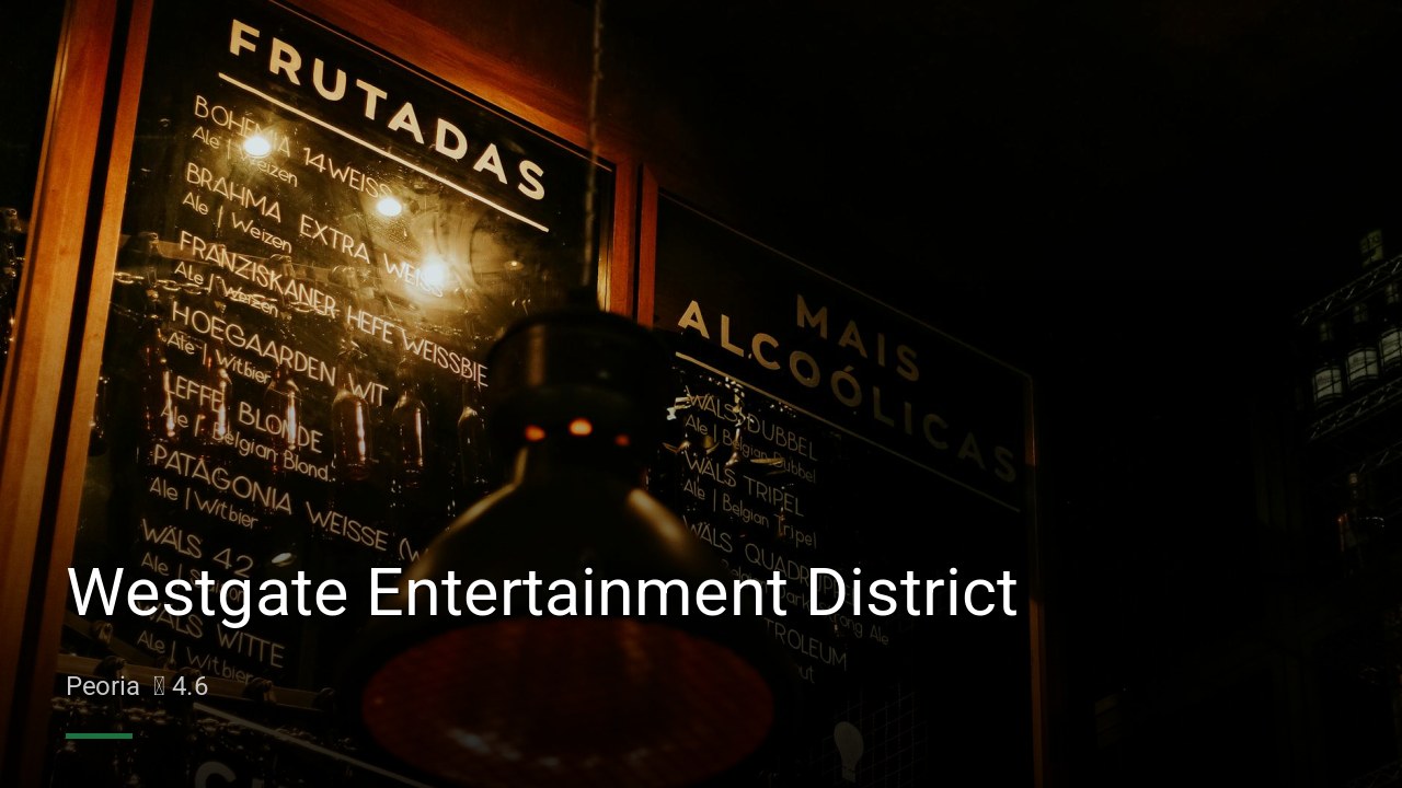 Westgate Entertainment District — Sports bars in Peoria
