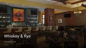 Whiskey & Rye — Sports bars in Fort Worth