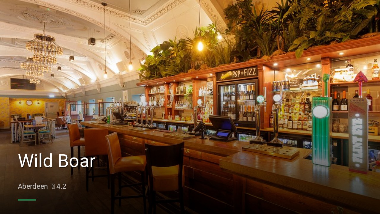Wild Boar - Sports Bars in Aberdeen