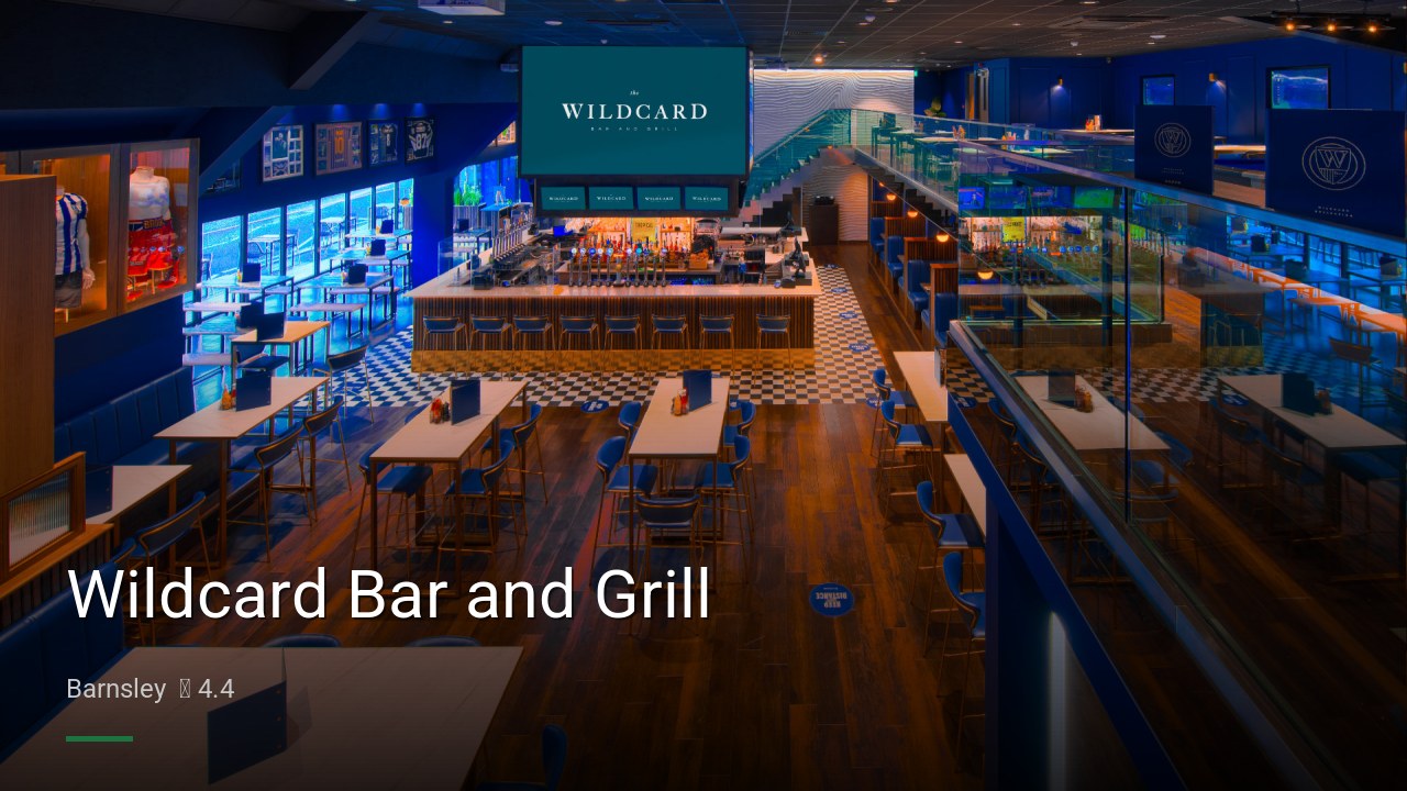 Wildcard Bar and Grill - Sports Bars in Barnsley