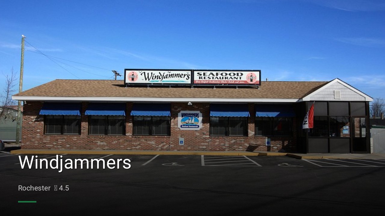 Windjammers - Sports Bars in Rochester