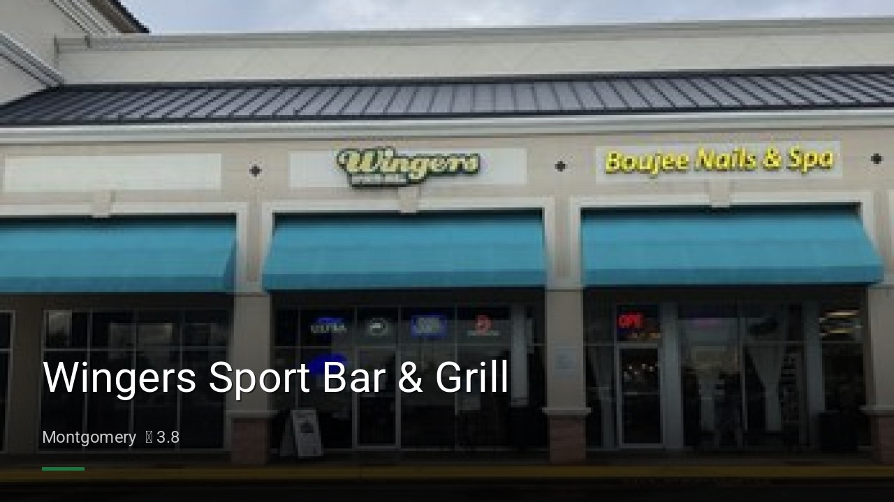 Wingers Sport Bar & Grill - Sports Bars in Montgomery
