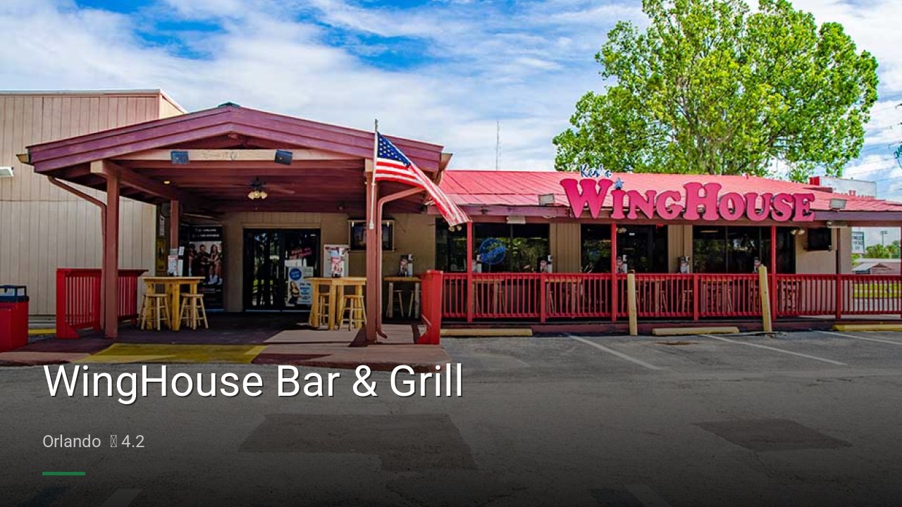WingHouse Bar & Grill - Sports Bars in Orlando