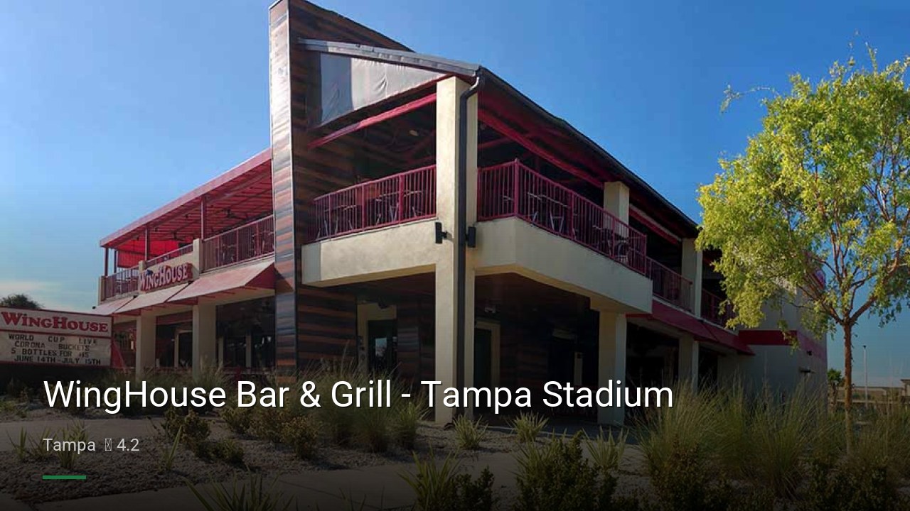 WingHouse Bar & Grill - Tampa Stadium - Sports Bars in Tampa