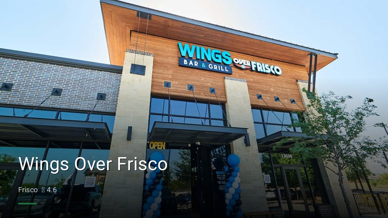 Wings Over Frisco - Sports Bars in Frisco