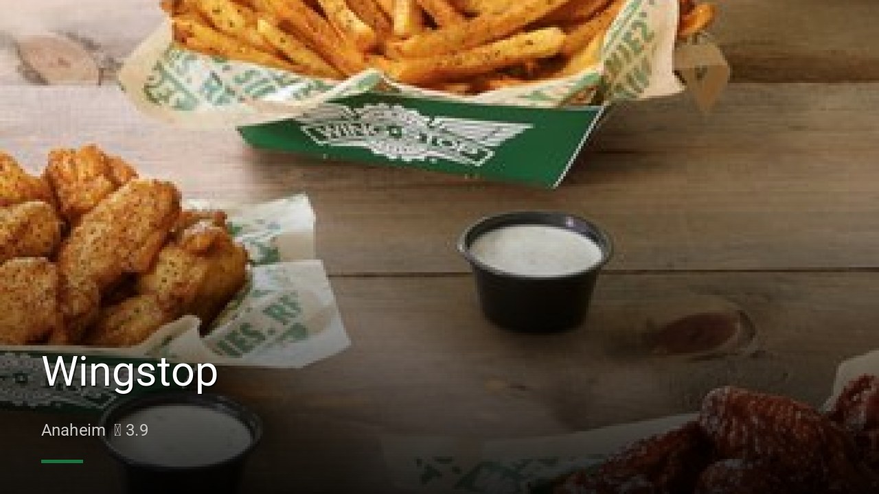 Wingstop - Sports Bars in Anaheim