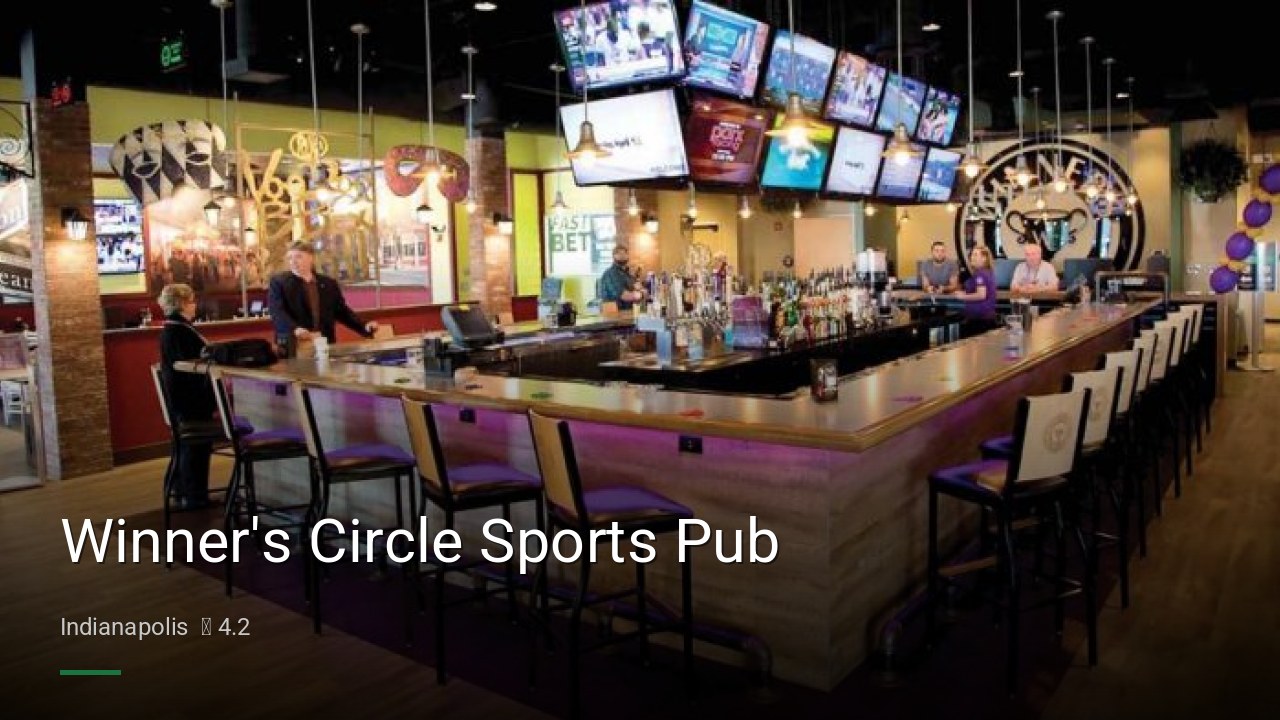 Winner's Circle Sports Pub - Sports Bars in Indianapolis