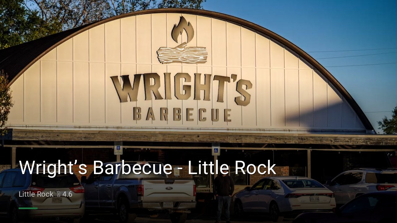 Wright’s Barbecue - Little Rock - Sports Bars in Little Rock