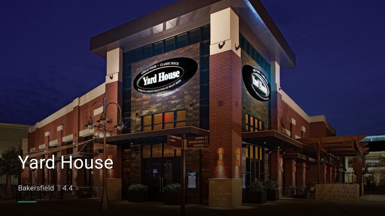 Yard House - Sports Bars in Bakersfield