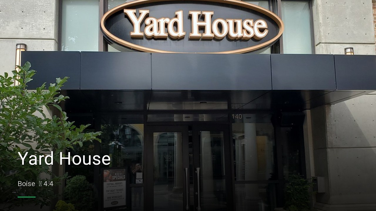 Yard House - Sports Bars in Boise