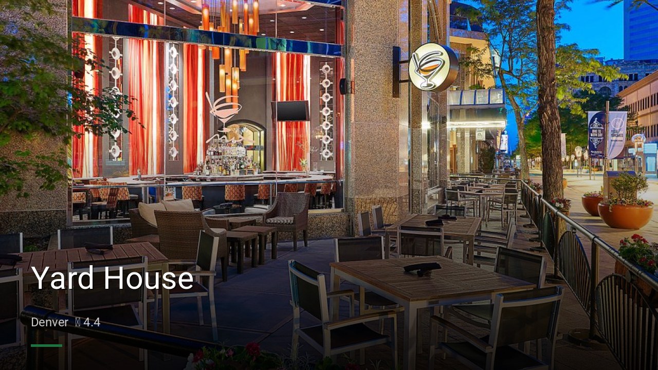 Yard House - Sports Bars in Denver