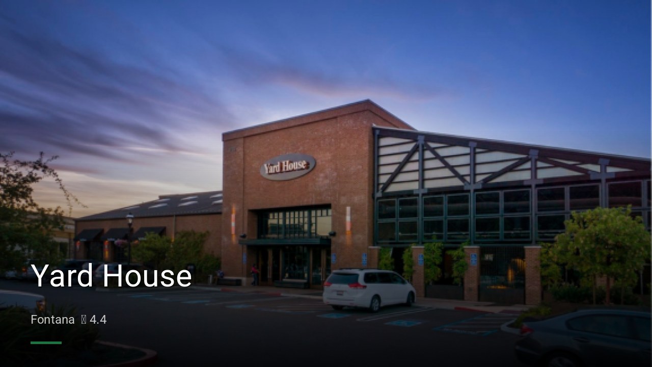 Yard House - Sports Bars in Fontana