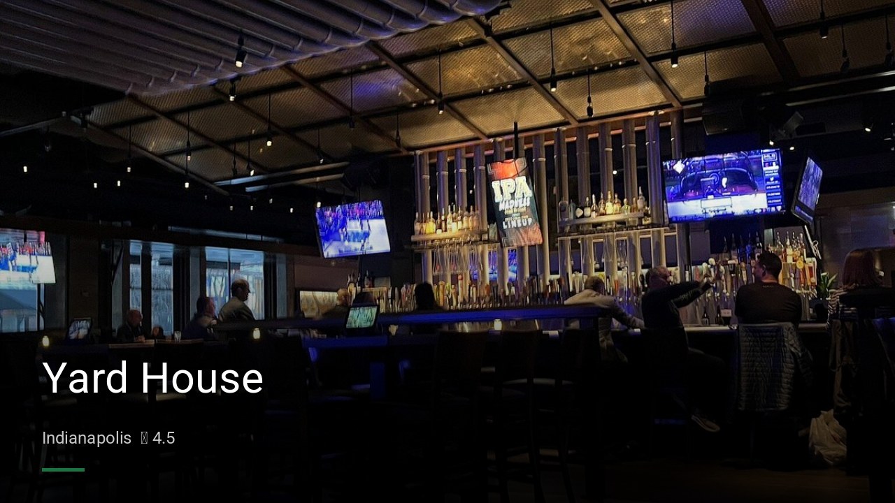 Yard House - Sports Bars in Indianapolis