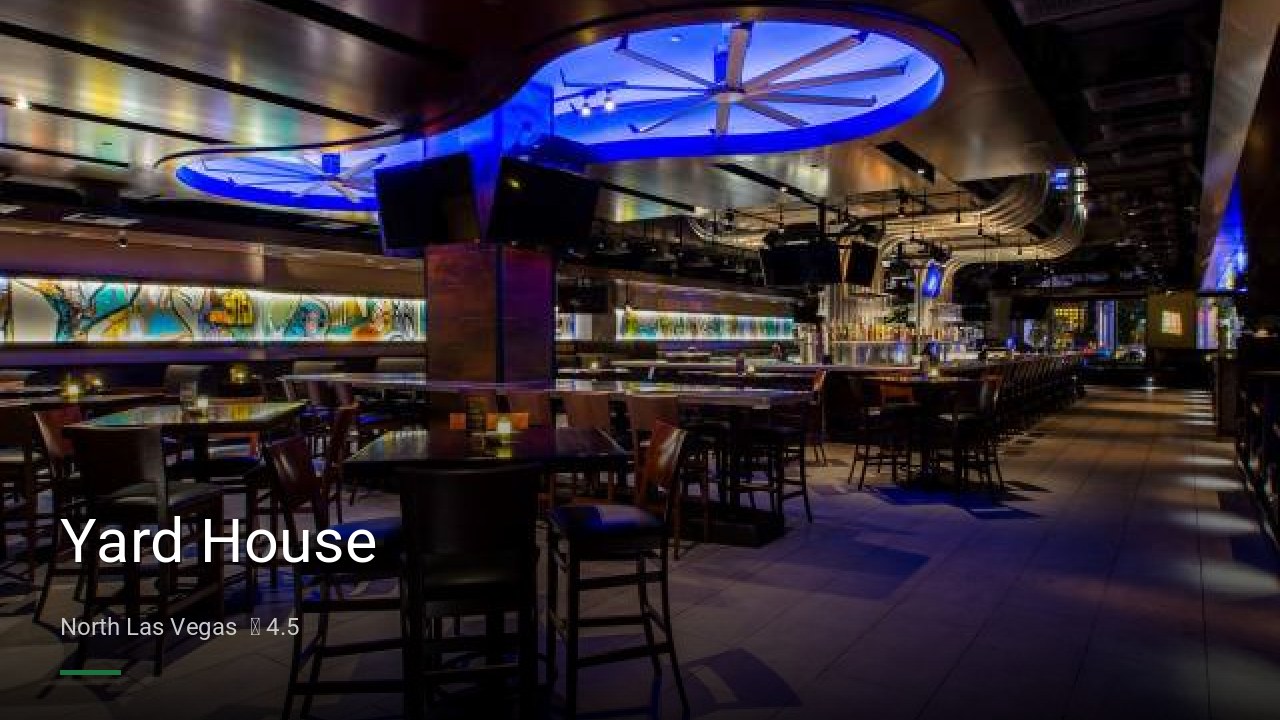 Yard House - Sports Bars in North Las Vegas