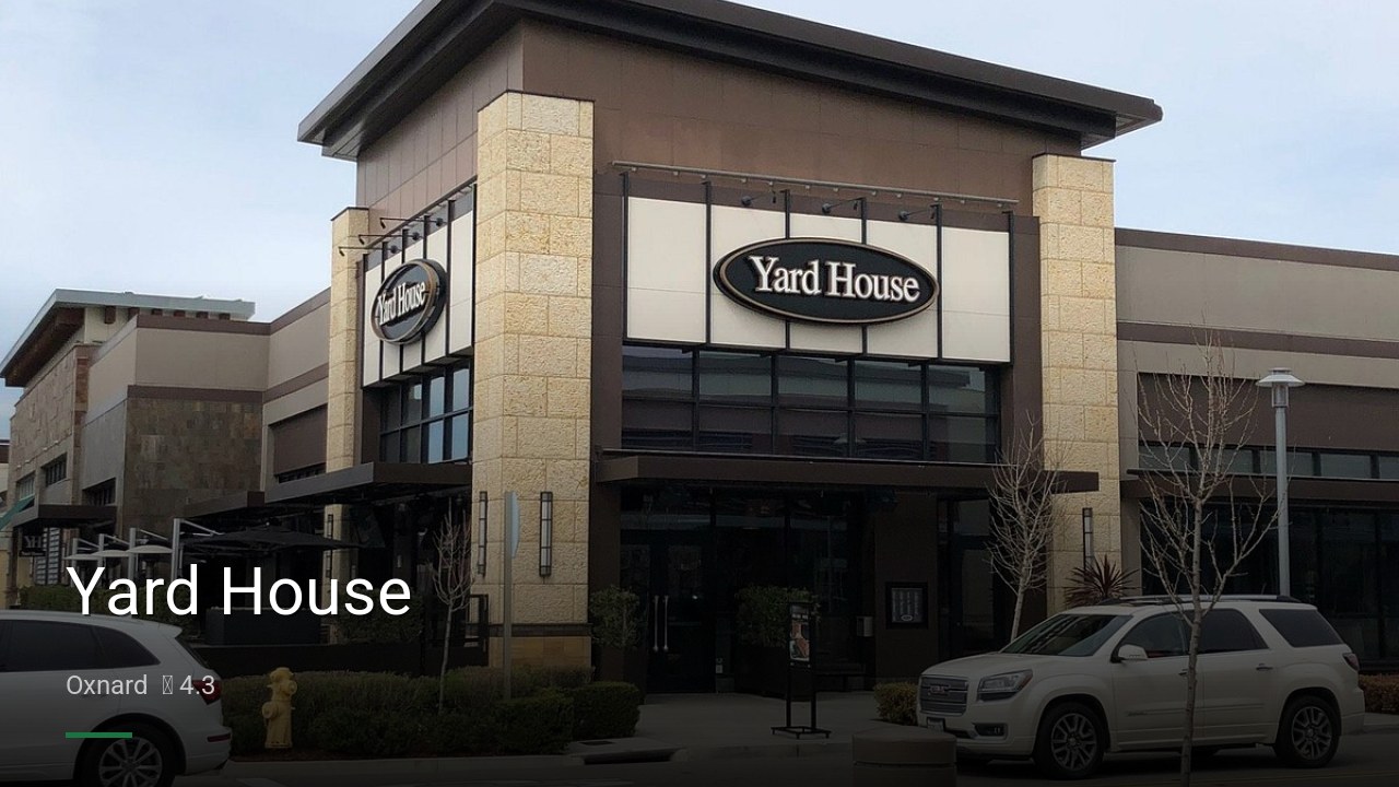 Yard House - Sports Bars in Oxnard
