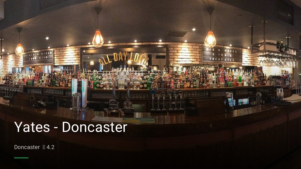 Yates - Doncaster - Sports Bars in Doncaster