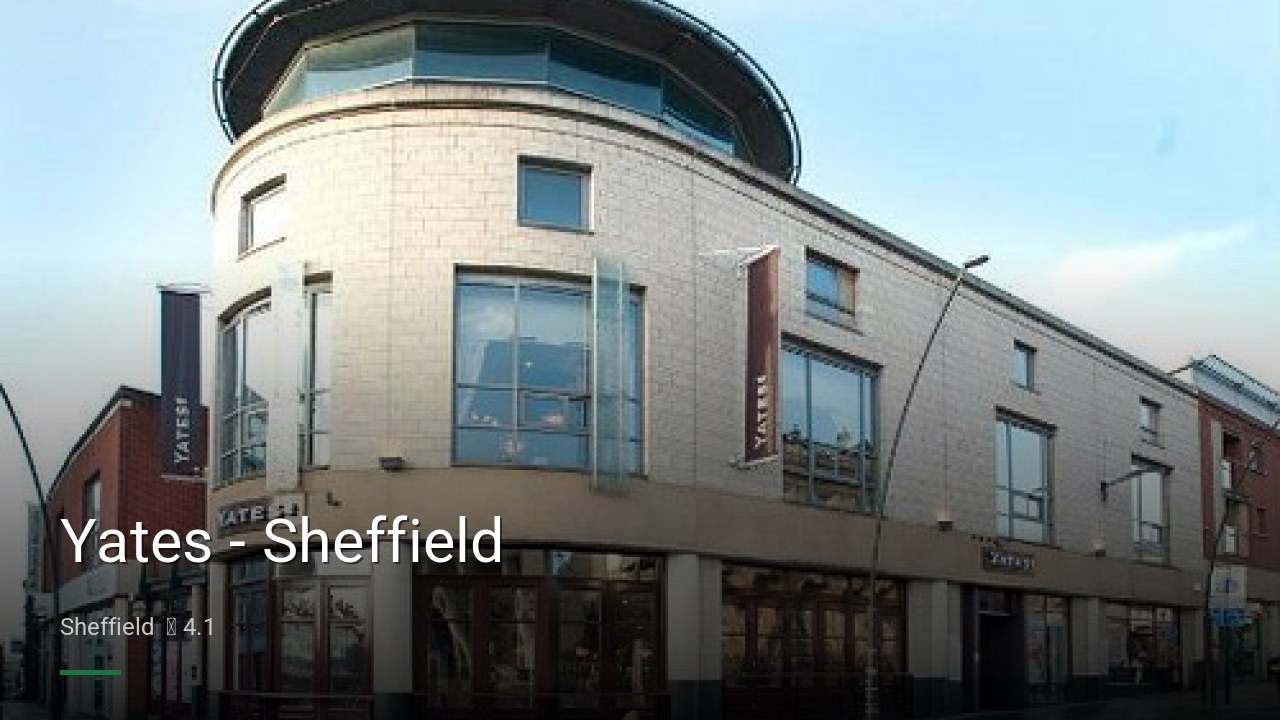 Yates - Sheffield - Sports Bars in Sheffield