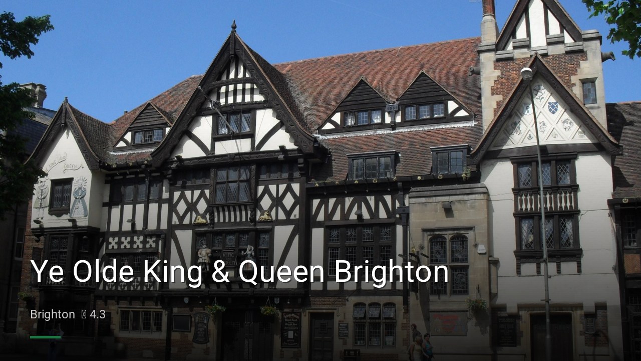 Ye Olde King & Queen Brighton - Sports Bars in Brighton