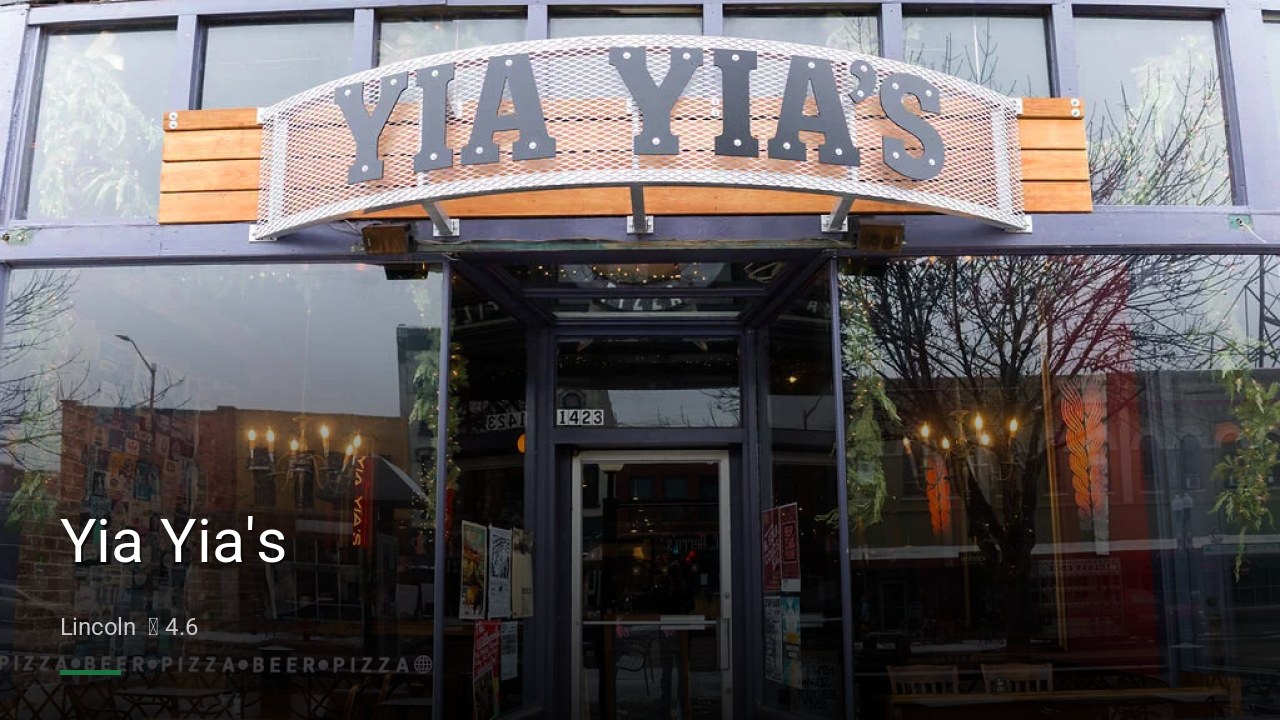 Yia Yia's - Sports Bars in Lincoln