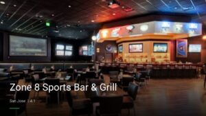 Zone 8 Sports Bar & Grill — Sports bars in San Jose